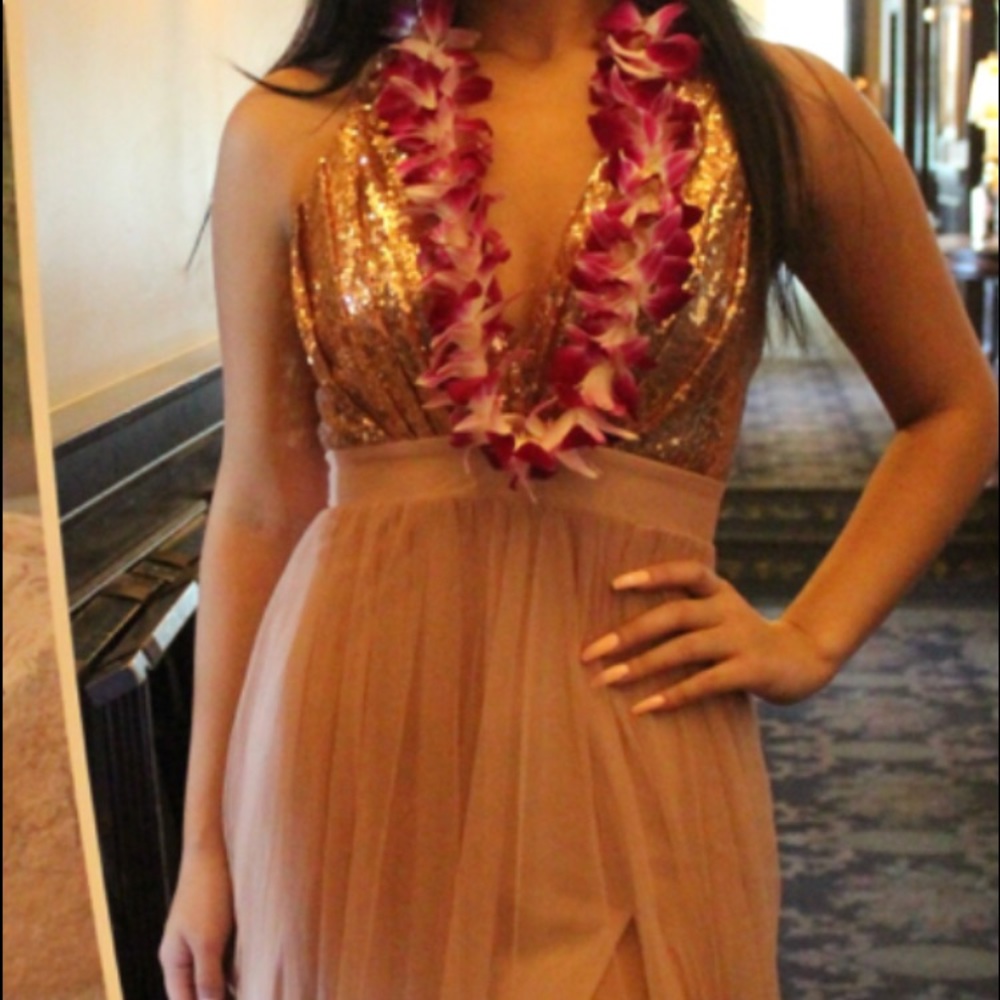 Champagne Evening dress